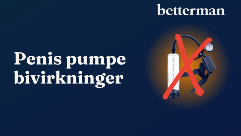 penispumpe bivirkninger