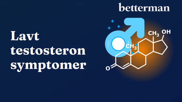 lavt testosteron symptomer