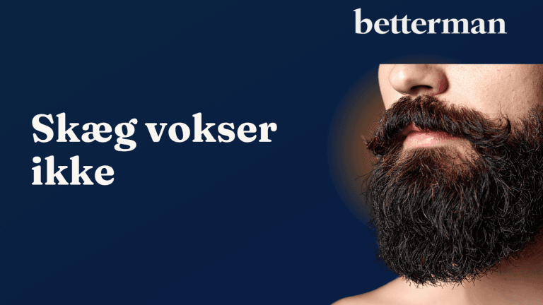 skæg vokser ikke